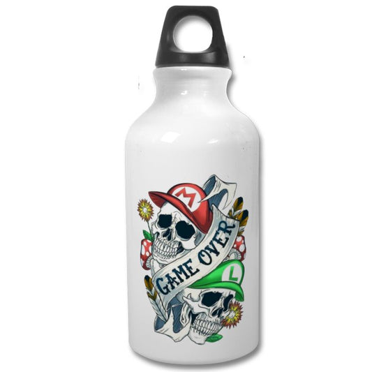 Super Mario Bro's - Game Over Tattoo Water Botte