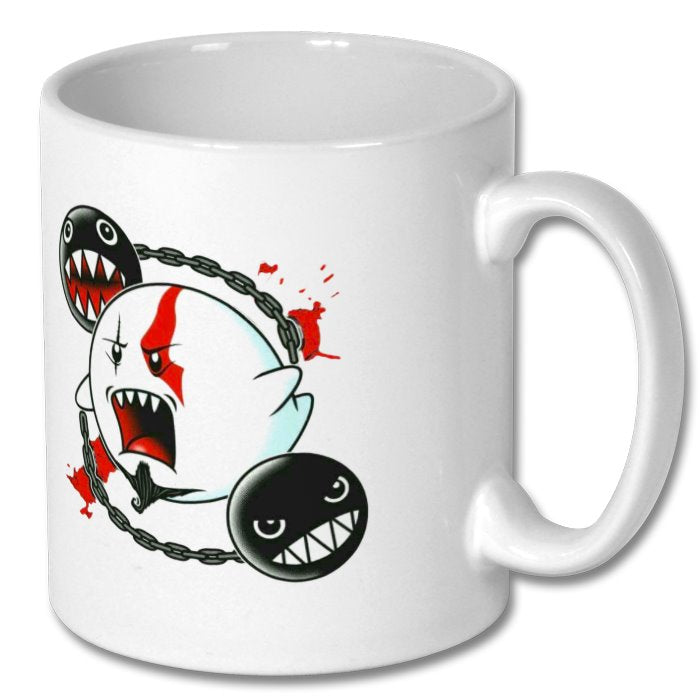 Super Mario Bro's x God Of War - God Of Ghost Mug