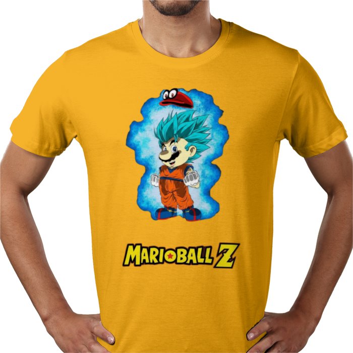Super Mario x Dragonball Z - Super Saiyan Mario T-shirt