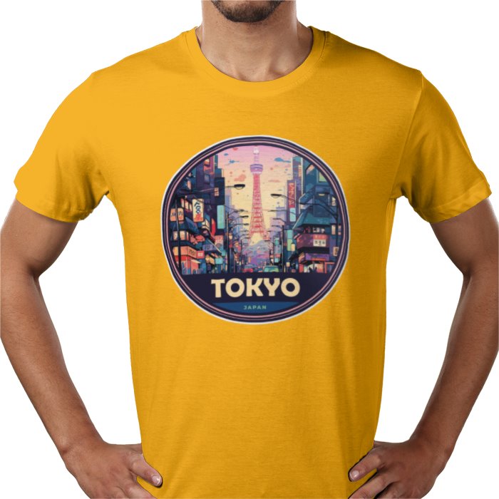 Tokyo Japan Badge T-shirt