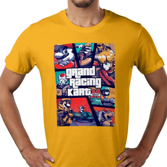 Mario Kart x Grand Theft Auto - Grand Racing Kart T-Shirt
