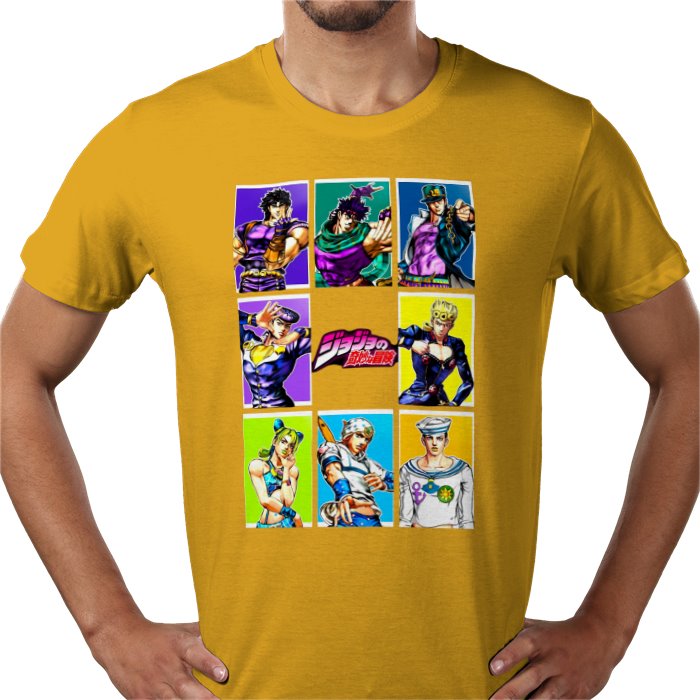 JoJo's Bizarre Adventure - Grid Collage T-Shirt