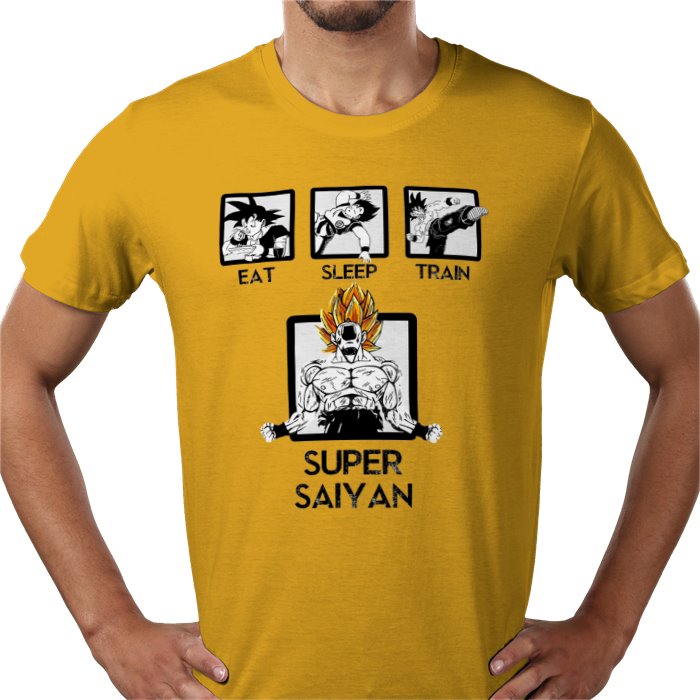 Dragonball Z - Eat Sleep Train T-shirt