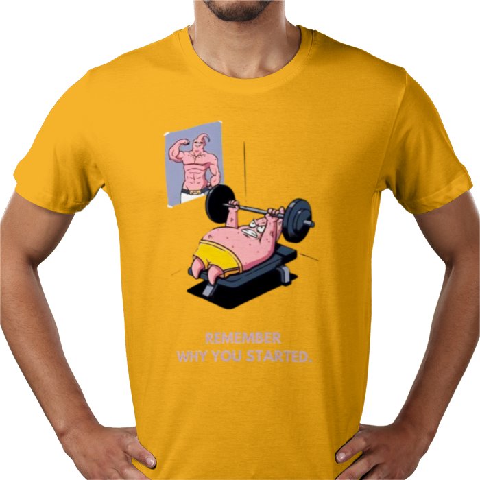 Dragonball Z & SpongeBob Square Pants- Remember Why You Started T-shirt