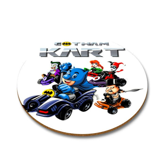 Gotham Kart Round Coasters