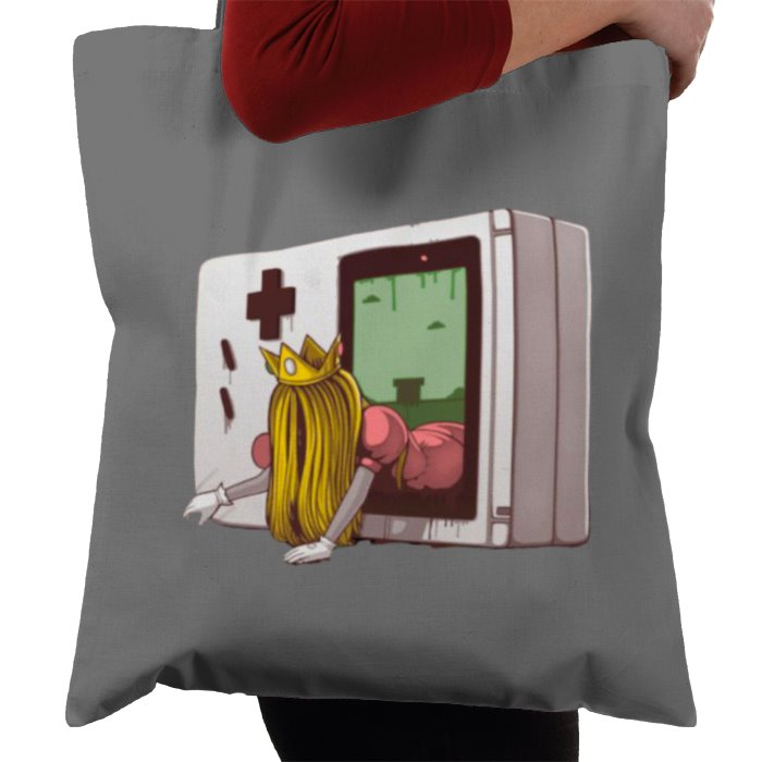 Nintendo Game Boy & Super Mario Bro's & The Ring - Princess Samara Tote Bag