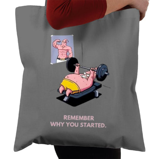 Dragonball Z x SpongeBob Square Pants - Why We Started Tote Bag