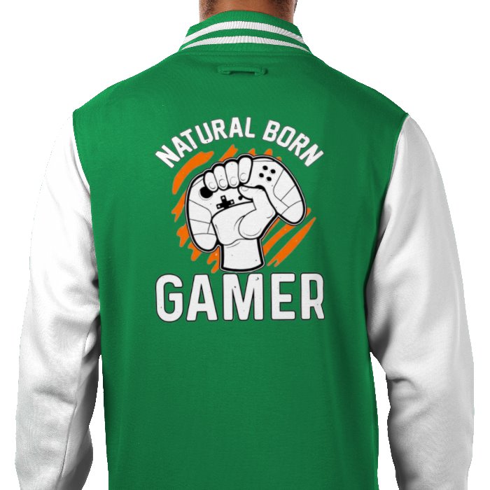 Natural Born Gamer Varsity Jacket