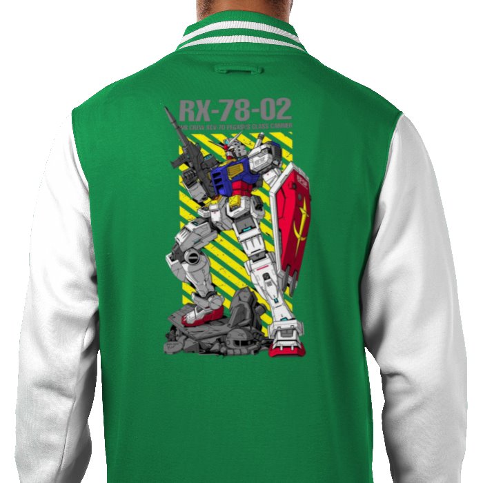 Gundam Wing - RX 78 02 Varsity Jacket