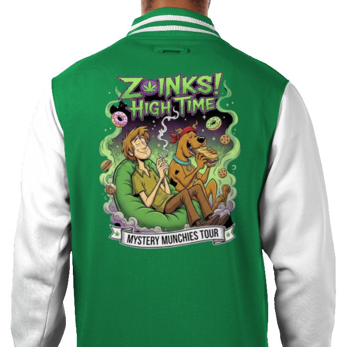 Scooby Doo Zoinks Varsity Jacket