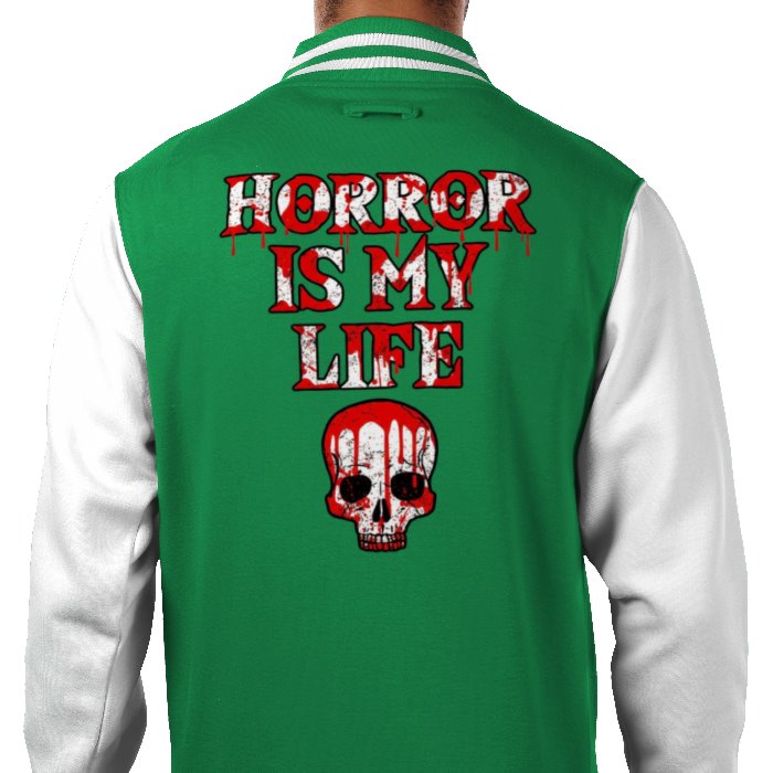 Horror Is My Life Varsity Jacket