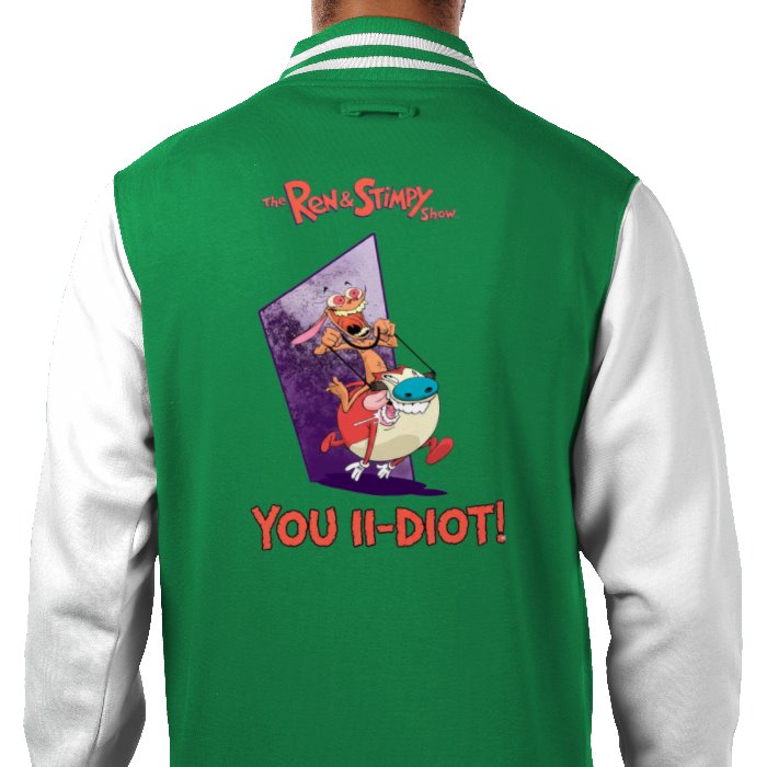 Ren & Stimpy - You II-diot Varsity Jacket