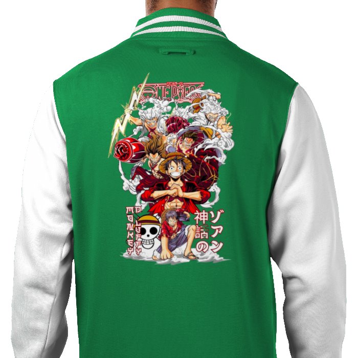 One Piece - Luffy Theme 3 Varsity Jacket