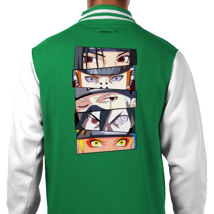 Naruto - Eyes Varsity Jacket