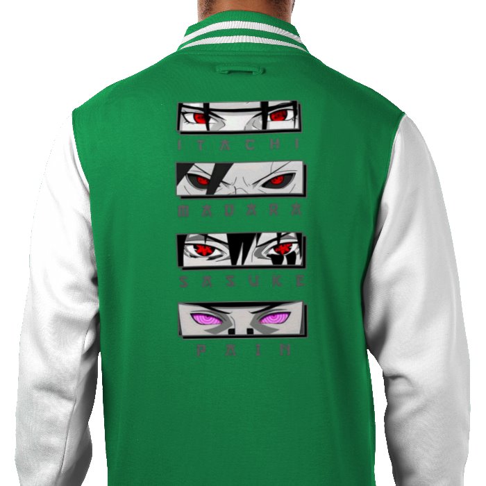 Naruto - More Eyes Varsity Jacket