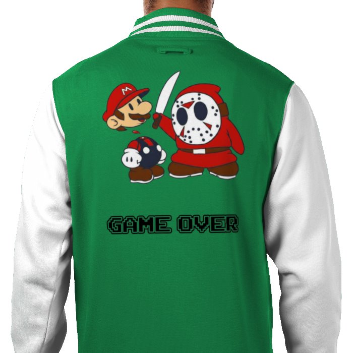 Super Mario - Game Over Varsity Jacket
