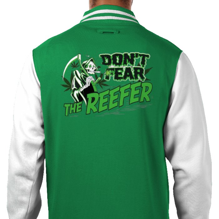 Don't Fear The Reefer Varsity Jacket