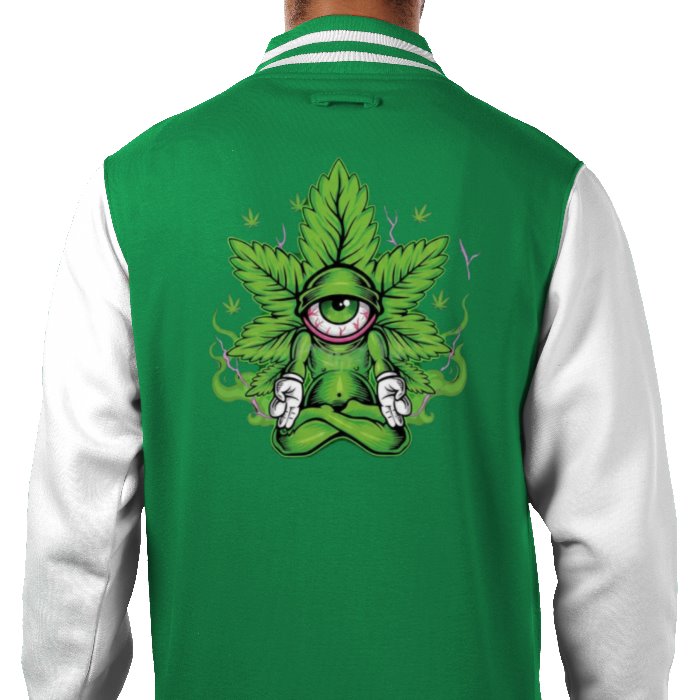 Cannabis Eye Varsity Jacket