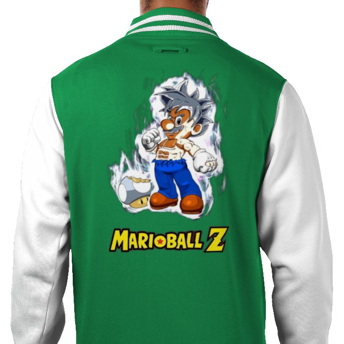 Super Mario x Dragonball Z - Ultra Instinct Varsity Jacket