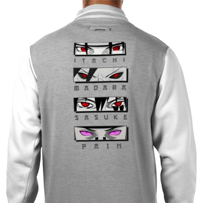 Naruto - More Eyes Varsity Jacket