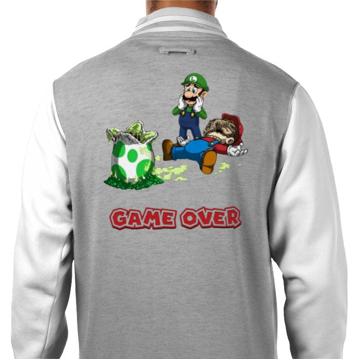 Super Mario x Aliens - Xeno Egg Varsity Jacket