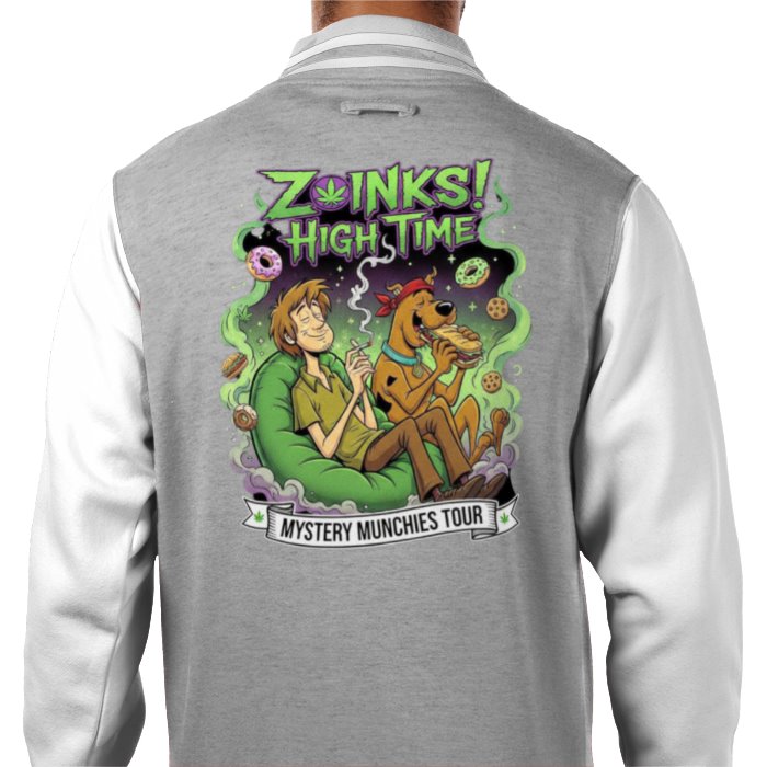 Scooby Doo Zoinks Varsity Jacket