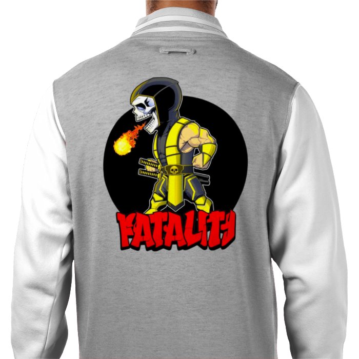 Mortal Kombat - Scorpion Fatality Varsity Jacket