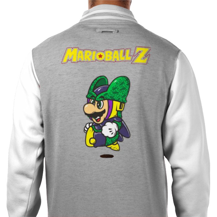 Super Mario x Dragonball Z - Cell Disguise Varsity Jacket