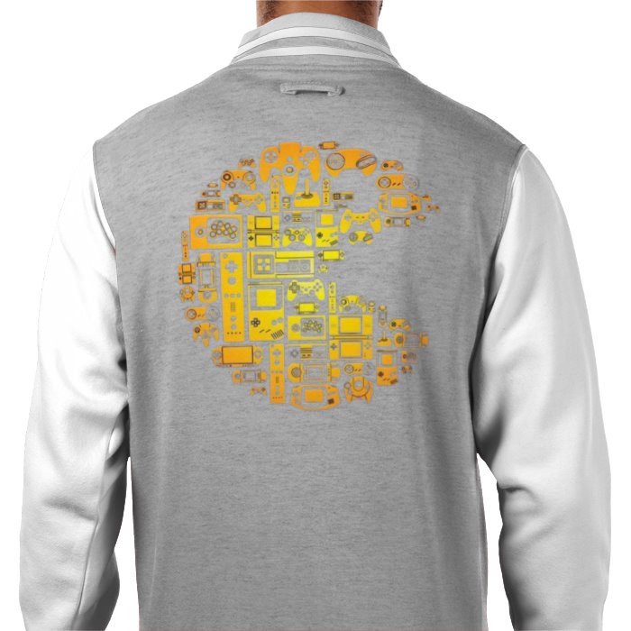 Pac-Man - Collage Varsity Jacket