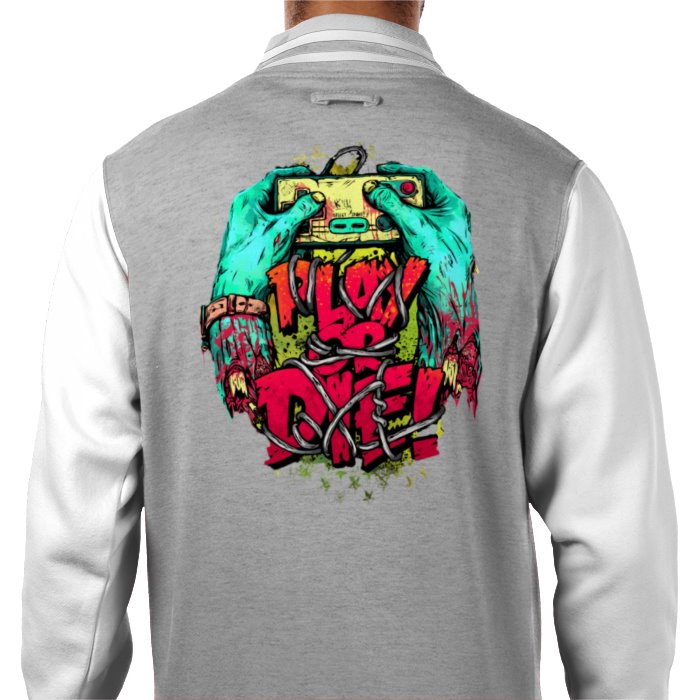 Play Or Die Varsity Jacket
