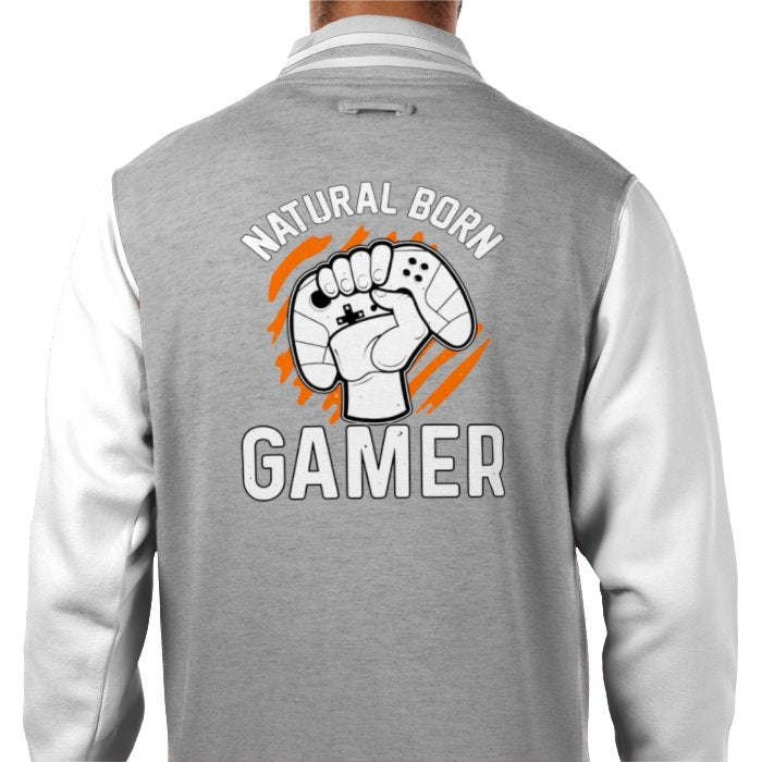 Natural Born Gamer Varsity Jacket