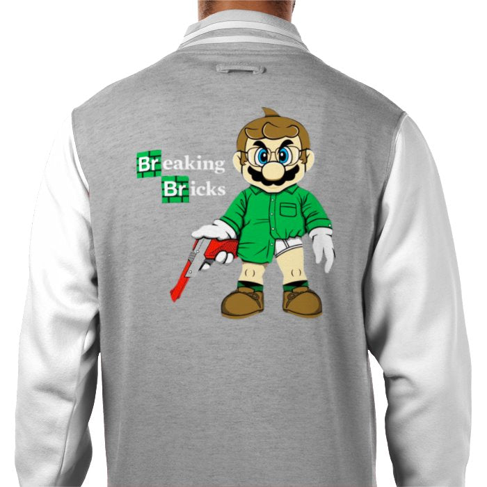 Super Mario x Breaking Bad - Breaking Bricks Varsity Jacket