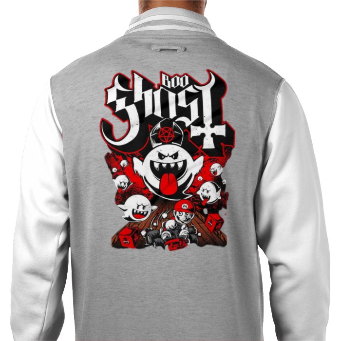Mario Kart - Boo Ghost Theme Varsity Jacket