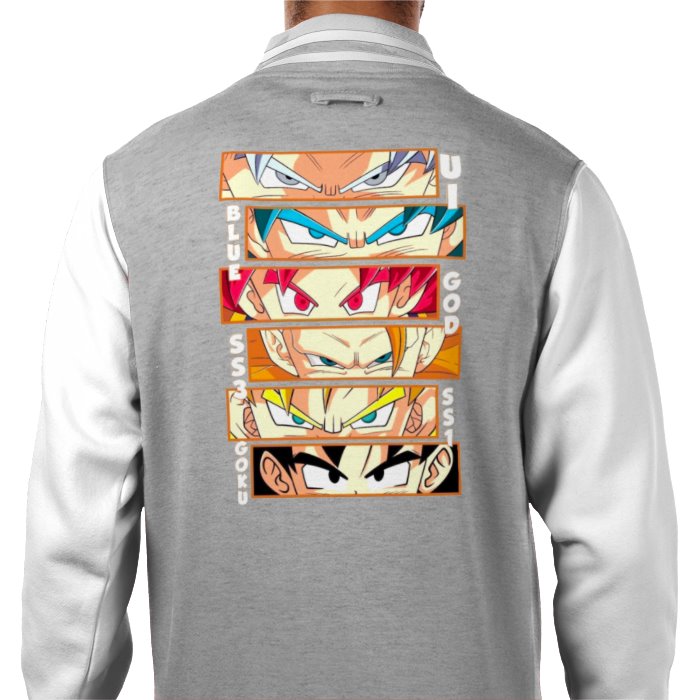 Dragonball Z - Goku Eyes Varsity Jacket
