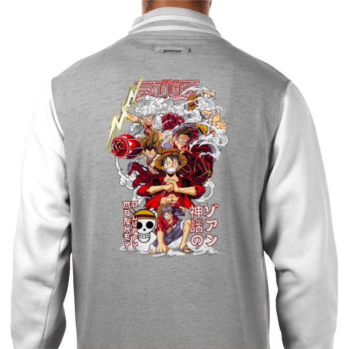 One Piece - Luffy Theme 3 Varsity Jacket
