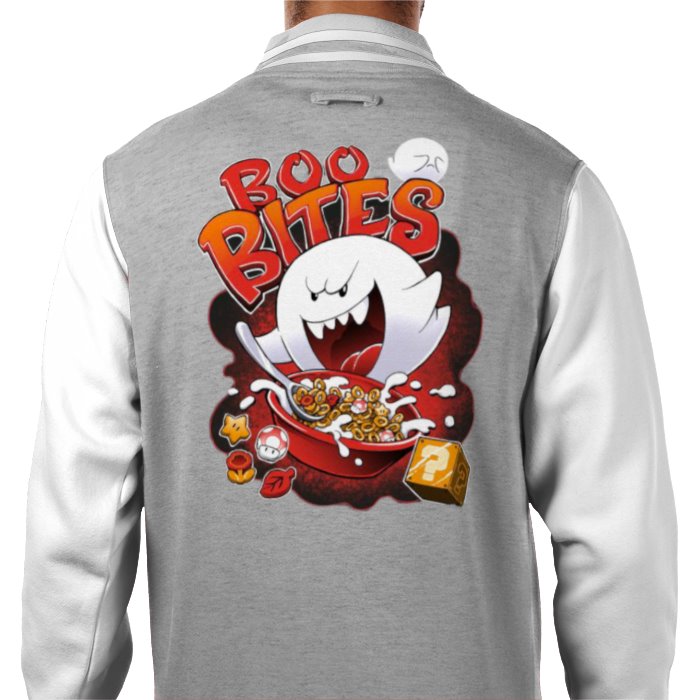 Super Mario Bro's - Boo Bites Varsity Jacket