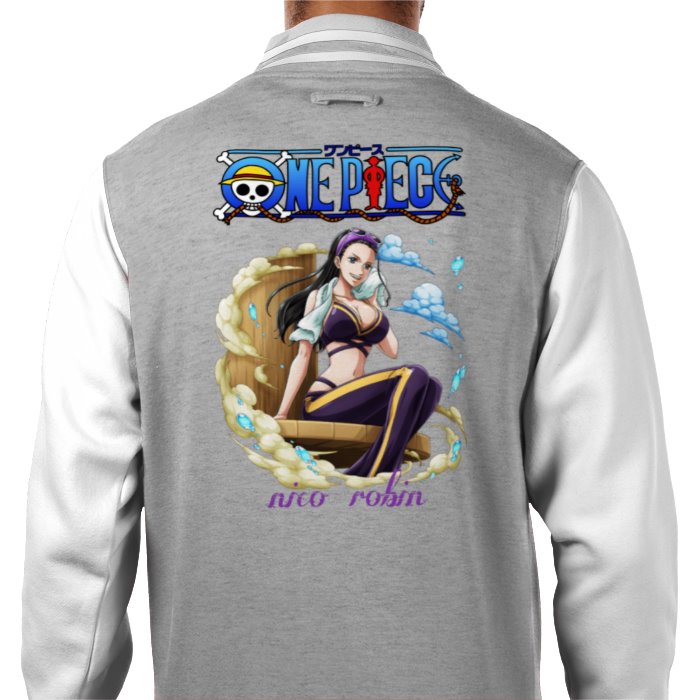 One Piece - Nico Robin Portrait Varsity Jacket