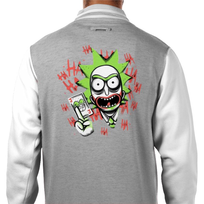 Rick & Morty & Batman - Joker Ha Ha Varsity Jacket