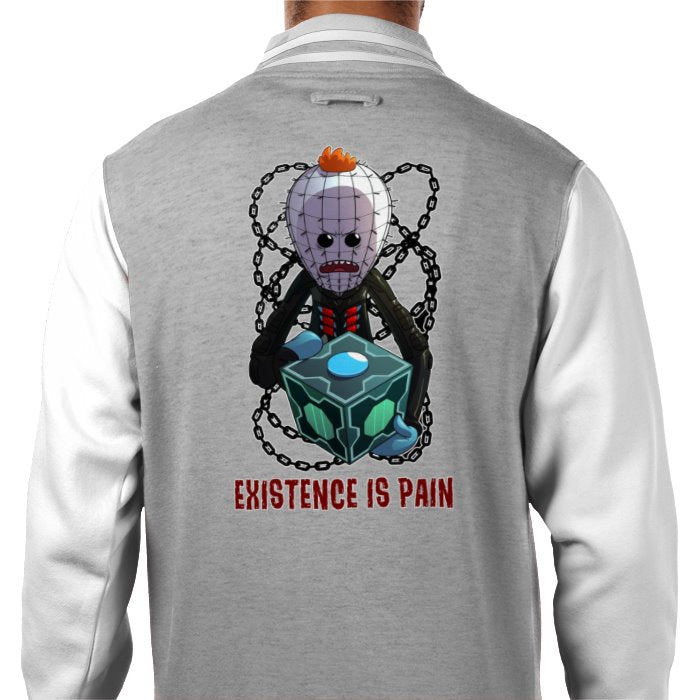 Rick & Morty & Hellraiser - Existence Is Pain Varsity Jacket