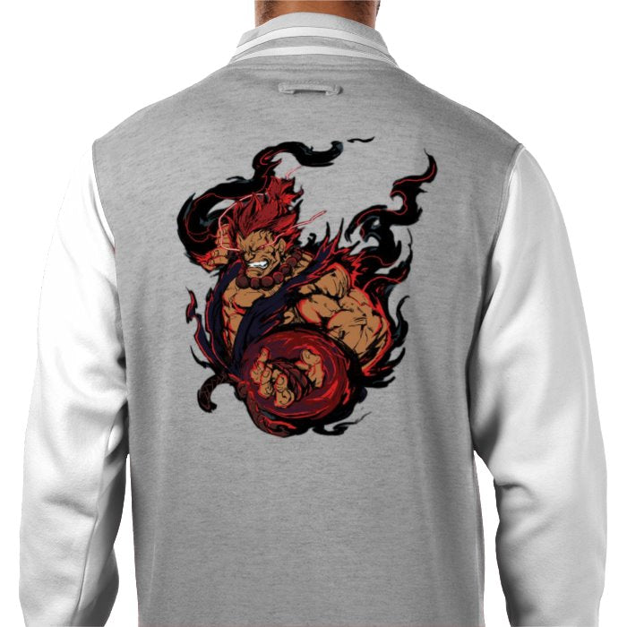 Street Fighter - Akuma Punch Varsity Jacket