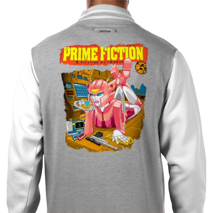 Transformers x Pulp Fiction - Prime Fiction Varsity Jacket