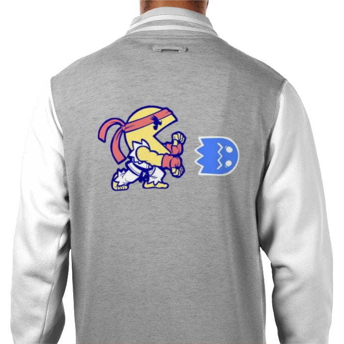 Pacman & Street Fighter - Pac Fighter Varsity Jacket