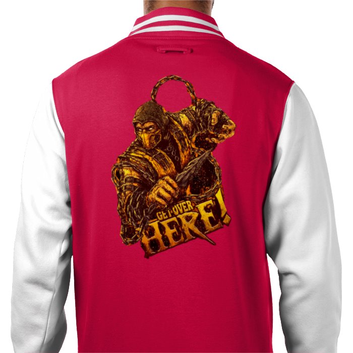 Mortal Kombat - Get Over Here V2 Varsity Jacket