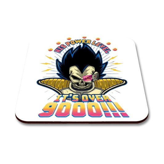 Dragonball Z - Its Over 9000! Square Coaster