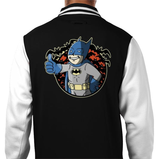 Batman x Fallout - Thumbs Up Varsity Jacket