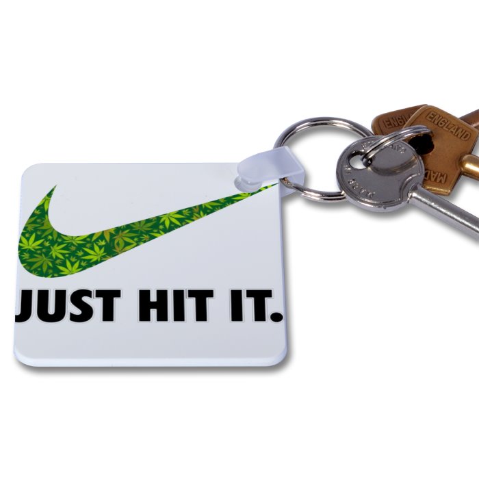 Just Hit It Keyring