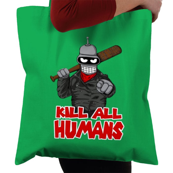 Futurama x The Walking Dead - Kill All Humans Tote Bag