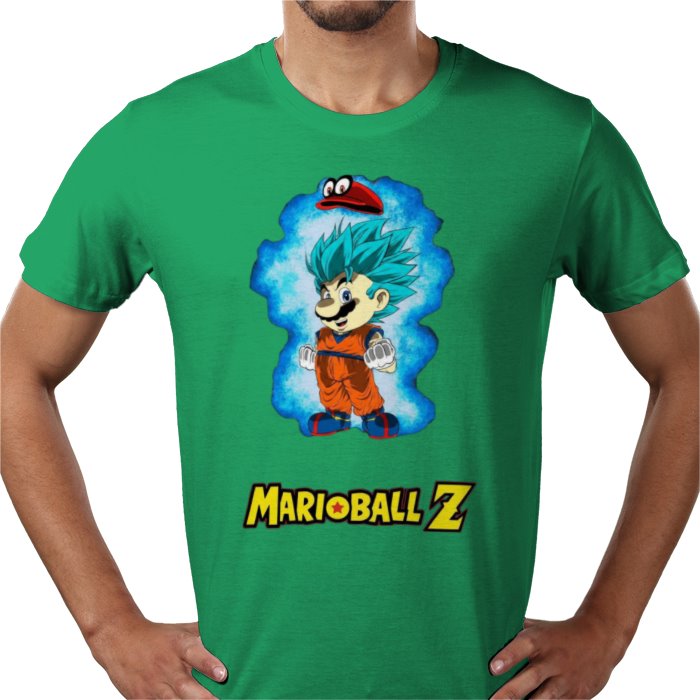 Super Mario x Dragonball Z - Super Saiyan Mario T-shirt