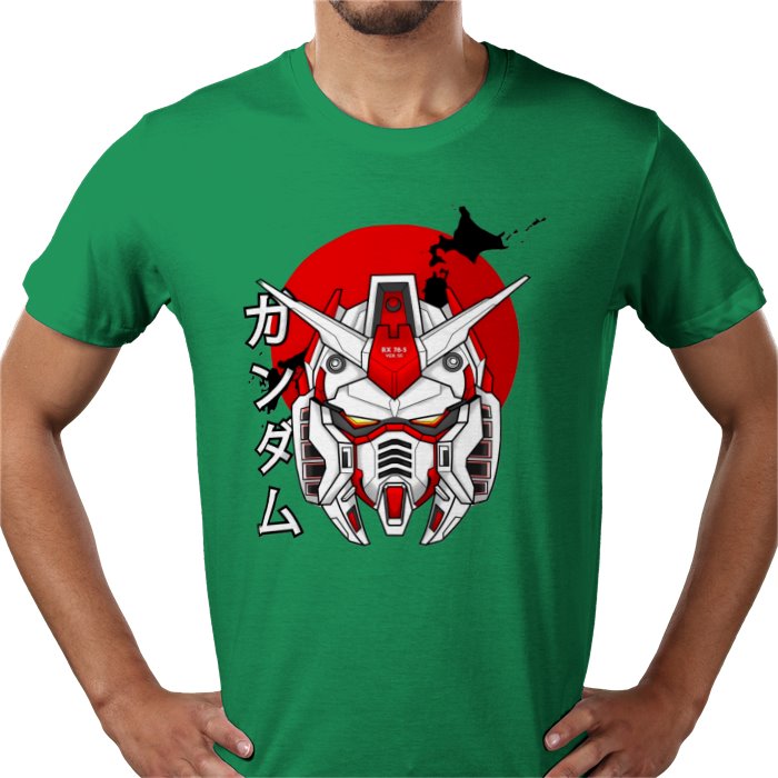 Gundam Wing - RX 78 5 Head T-Shirt
