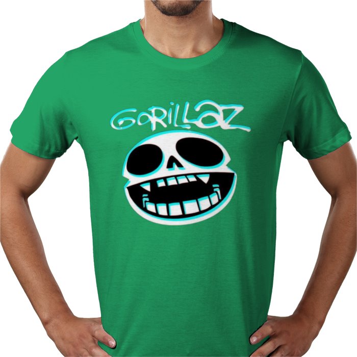 Gorillaz - Skull Cover T-Shirt